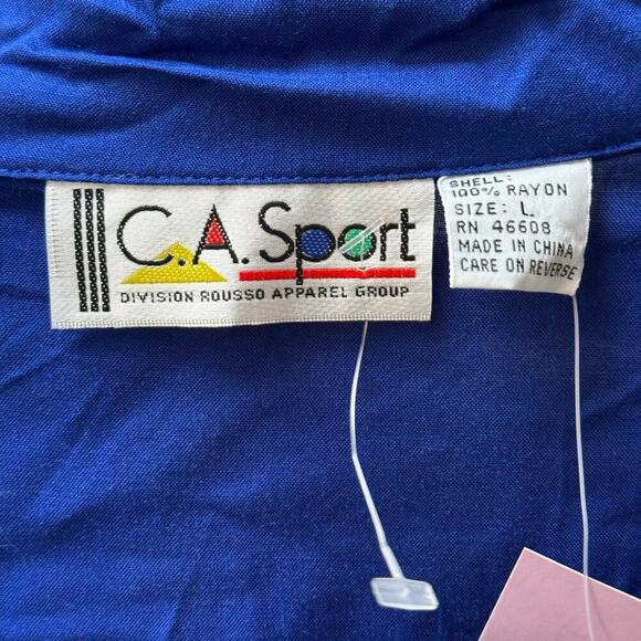 Vintage C.A. Sport Color Block Western Style Romper with Fringe Size Large - NWT - Picture 5 of 16